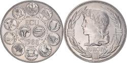 World Coins - France, Medal, Ecu Europa, Marianne, Politics, 1988, , Copper-nickel