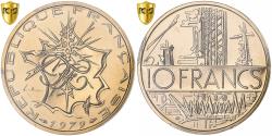World Coins - France, 10 Francs, Mathieu, 1979, Paris, Tranche B, Copper-nickel, PCGS,