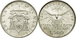World Coins - Coin, VATICAN CITY, Sede Vacante, 500 Lire, 1963, , Silver, KM:75