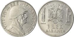World Coins - Coin, Albania, Vittorio Emanuele III, Lek, 1939, Rome, , Stainless
