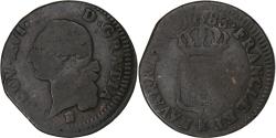 World Coins - France, Louis XVI, Sol, 1783, Bordeaux, Copper, , Gadoury:350