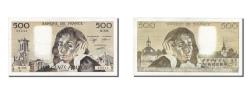 World Coins - Banknote, France, 500 Francs, 500 F 1968-1993 ''Pascal'', 1990, 1990-02-01