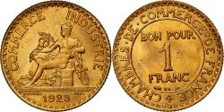 World Coins - Coin, France, Chambre de commerce, Franc, 1923, Paris,