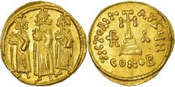 Ancient Coins - Coin, Heraclius, Constantine, Solidus, 637-638, Constantinople, , Gold