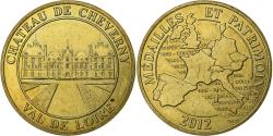 World Coins - France, Token, Chateau de Giverny, 2012, Copper-nickel Aluminium, Médailles et