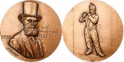 World Coins - France, Medal, Edouard Manet, Joueur de fifre, Monnaie de Paris, Bronze, Dropsy