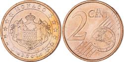 World Coins - Monaco, Rainier III, 2 Euro Cent, 2001, Paris, , Copper Plated Steel