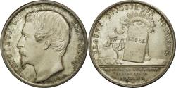 World Coins - France, Token, Napoléon III, Notaires de Laon, 1854, Caqué, , Silver