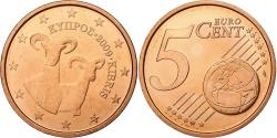 World Coins - Cyprus, 5 Euro Cent, BU, 2009, Vantaa, Copper Plated Steel, , KM:80