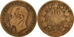 World Coins - Coin, Italy, Vittorio Emanuele II, 10 Centesimi, 1866, Naples,