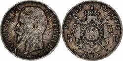 World Coins - France, Napoleon III, 5 Francs, 1856, Paris, Silver, , Gadoury:734