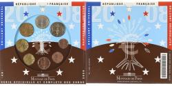World Coins - France, Coffret 1c. à 2€, 2008, Monnaie de Paris, BU,