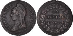 World Coins - Coin, France, Dupré, Decime, AN 5, Paris, , Bronze, KM:644.1