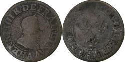 World Coins - France, Henri IV, Double Tournois, Paris, Copper, , Gadoury:538