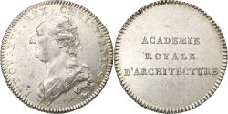 World Coins - France, Token, Louis XVI, Académie Royale d'Architecture, n.d., Silver, Droz