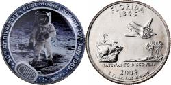 Us Coins - United States, Quarter, Florida, 50th Anniversary First Landing, 2004, U.S.
