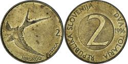 World Coins - Slovenia, 2 Tolarja, 1996
