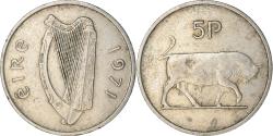 World Coins - Coin, IRELAND REPUBLIC, 5 Pence, 1971, , Copper-nickel, KM:22