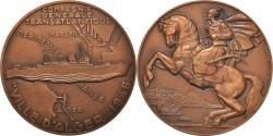 World Coins - France, Medal, Compagnie Générale Transatlantique, Ville d'Alger, Shipping