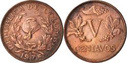 World Coins - Coin, Colombia, 5 Centavos, 1975, , Copper Clad Steel, KM:206a