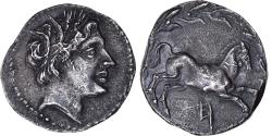 Ancient Coins - Coin, Sicily, 1/2 Shekel, 213-210 BC, Agrigente, , Silver, SNG-Cop:378