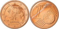 World Coins - Lithuania, Centime, 2015, Vilnius, Copper Plated Steel,