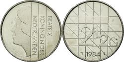 World Coins - Coin, Netherlands, Beatrix, 2-1/2 Gulden, 1984, , Nickel, KM:206