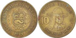 World Coins - Coin, Peru, 10 Soles, 1979