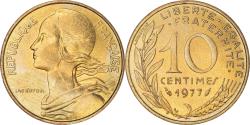 World Coins - Coin, France, Marianne, 10 Centimes, 1977, Paris, , Aluminum-Bronze