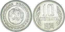 World Coins - Coin, Bulgaria, 10 Stotinki, 1974