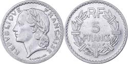 World Coins - France, 5 Francs, Lavrillier, 1946, Paris, Aluminum, , KM:888b.1