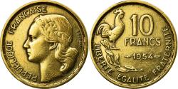 World Coins - Coin, France, Guiraud, 10 Francs, 1954, , Aluminum-Bronze, KM:915.1