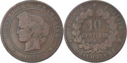 World Coins - Coin, France, Cérès, 10 Centimes, 1875, Bordeaux, , Bronze