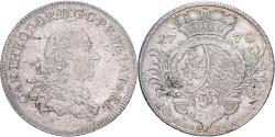World Coins - Palatinate, Karl Theodor, Konventionstaler, 1772, Mainz, Silver,
