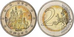 World Coins - Germany, 2 Euro, Bayern, 2012, Stuttgart, Bi-Metallic,