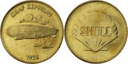 World Coins - France, Token, Collection Shell, Graf Zeppelin, Bronze-Aluminium,