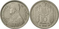 World Coins - Coin, Monaco, Louis II, 10 Francs, 1946, Poissy, , Copper-nickel