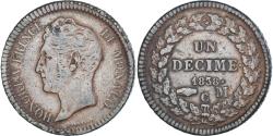 World Coins - Coin, Monaco, Honore V, 1 Décime, 1838, Monaco, , Bronze