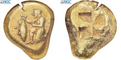 Ancient Coins - Mysia, Stater, ca. 550-470 BC, Kyzikos, Electrum, NGC,