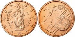 World Coins - San Marino, 2 Euro Cent, 2005, Rome, Copper Plated Steel, , KM:441