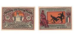 World Coins - Banknote, Germany, Süderbrarup Gemeinde, 50 Pfennig, personnage 4, 1921