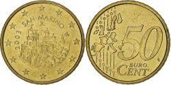 World Coins - San Marino, 50 Euro Cent, 2003, Rome, Nordic gold, , KM:445