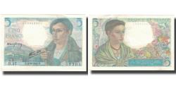 World Coins - France, 5 Francs, Berger, 1943, 1943-06-02, UNC(63), Fayette:5.1, KM:98a