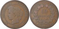 World Coins - Coin, France, Cérès, 10 Centimes, 1879, Paris, , Bronze, KM:815.1
