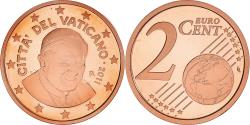 World Coins - VATICAN CITY, 2 Euro Cent, 2011, Rome, Proof, , Copper Plated Steel