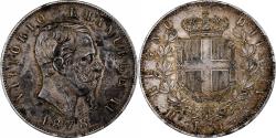 World Coins - Italy, Vittorio Emanuele II, 5 Lire, 1878, Rome, Silver, , KM:8.4