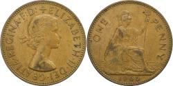 World Coins - Great Britain, Elizabeth II, Penny, 1966, Bronze, , KM:897