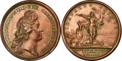 World Coins - France, Medal, Louis XIV, Le Passage du Rhin près de Schenk, 1672, Mauger