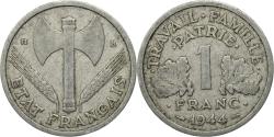 World Coins - France, 1 Franc, Bazor, 1944, Beaumont-Le-Roger, Aluminum,