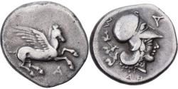 Ancient Coins - Coin, Epeiros, Ambrakia, Stater, 404-360 BC, , Silver, Pegasi:60